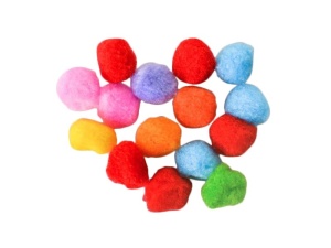 Crafty dekoracija 30mm pom pom 15kom