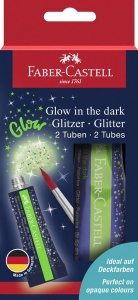 FC Glitter Glow in the dark tube 2x12ml 125092