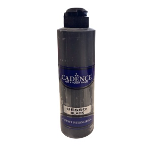 Gesso acrylic paint - black 250 ml