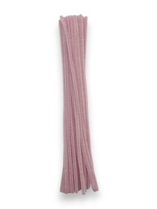 Plišane žice roze pak.50