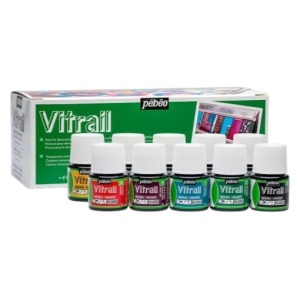 Set boja za staklo 10x45ml