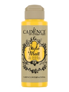 Style matt acyrilic S-9011 yellow 120 ml