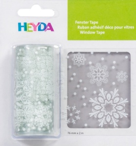 Traka Deco lepljiva za staklo Pahulje Heyda 35844 82 blister
