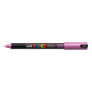AK UNI marker PC-1MR metalik roze m13 POSCA /0.7mm