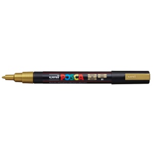 AK UNI marker PC-3M zlatni 25 POSCA /0.9-1.3mm