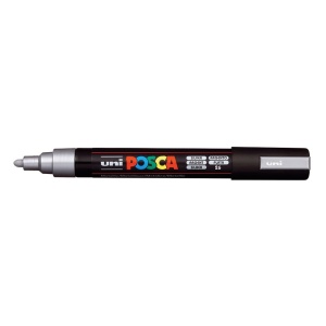 AK UNI marker PC-5M srebrni 26 POSCA