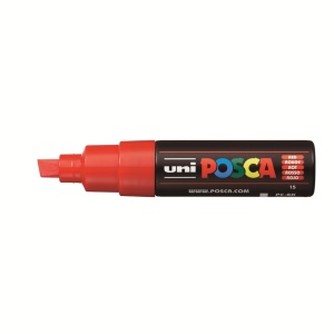 AK UNI marker PC-8K crveni 15 POSCA 8mm