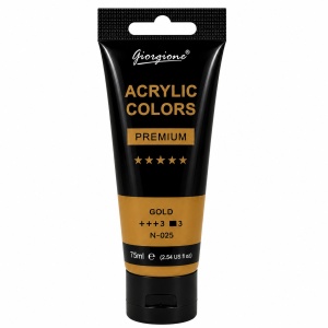 Akrilna boja 025 gold 75ml