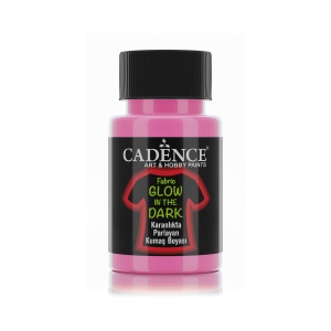 Boja za tekstil glow in the dark pink 50 ml