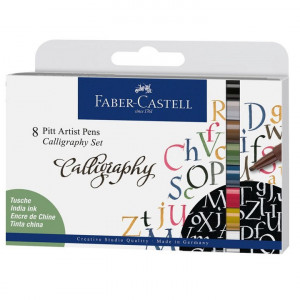 Calligraphy Pens 8pcs Pitt Artist Pen
