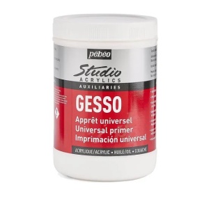 Gesso white acrylics studio 1l