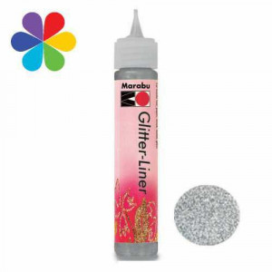 Glitter liner 582 silver 25ml