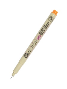 Liner orange 05 0.2mm Pigma Micron 005