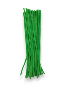 Plišane žice zelena neon pak.50