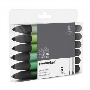 Promarker Green Tones set 6pcs