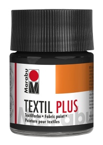 Textil Plus 073 black 50ml za tamne podloge