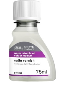 Water mixable oil paints - satin varnish 75 ml
