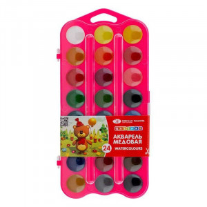 Watercolors honey,na bazi meda 24pcs