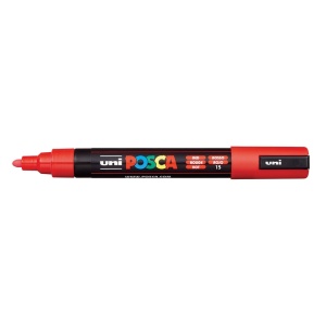 AK UNI marker PC-5M crveni 15 POSCA
