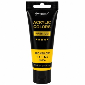 Akrilna boja 04 mid yellow 75ml