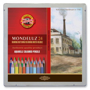 Aquarell coloured pencils 3724 24 Landscape