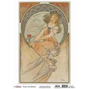 Art nouveau AN-03 collection 30X42CM