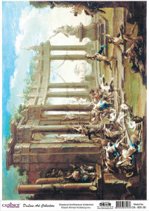 Classical arhitecture CA-03 collection 30X42CM