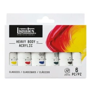 Heavy Body Acrylic set 6x22ml Classics