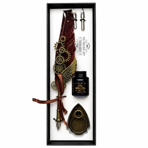 Kaligrafski set u kutiji 251405 braon