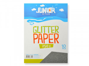 Karton gliter A4 black 250gr