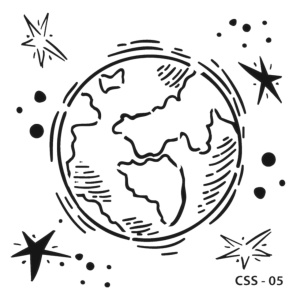 Kids stencil CSS-05 25X25cm