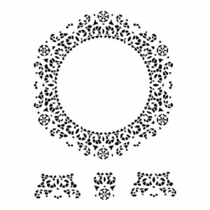 Lace Stencil DS02 series 25*35