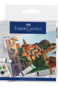Oil colours wallet of 24, 20ml