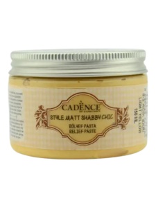 Reljefna pasta Style Matt Shabby Chic SR-02 light yellow 150 ml