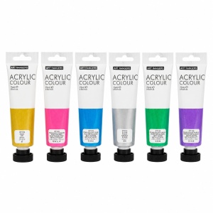 Set akrilnih boja metalik 6x75ml - Img 2