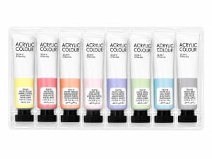 Set akrilnih boja pastel 8x22ml - Img 2
