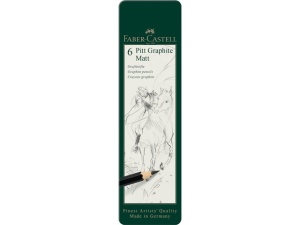 Set grafitnih olovaka 115207 Pitt Matt 6pcs