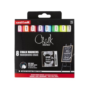 Set UNI kreda PWE-5M basic colors 1-8