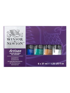 Water mixable oil colour beginners set 1/6,37ml