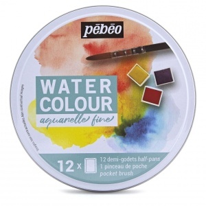 Watercolor metal box 1/12