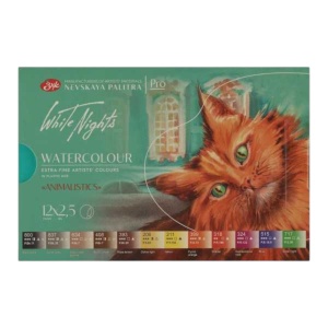 Watercolor White Nights colors 12col. ANIMALS