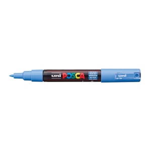 AK UNI marker PC-1M plavi nebo 48 sky blue POSCA /0.7mm