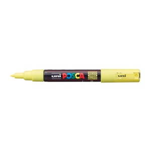 AK UNI marker PC-1M žuti (sunshine yellow) P2 POSCA /0.7mm