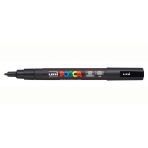 AK UNI marker PC-3M crni 24 POSCA