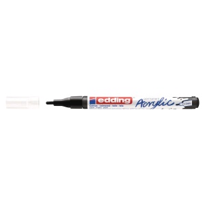 Akrilni marker black E-5300 fine 1-2mm obli vrh