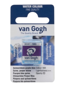 Akvarel gogh 593 quina purple blue 13g