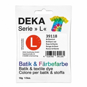 Boja za ručno farbanje tekstila crvena L18