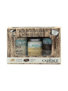 Chalky home decor set-4 sandy brown - brown 90+90+50 ml