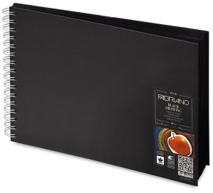 Drawing black book A4 21x29,7 Landscape spirala 190gr 40l