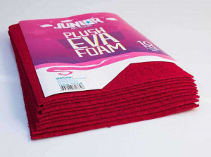 Eva pena plush A4 red